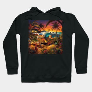 Camping at Trestles Hoodie